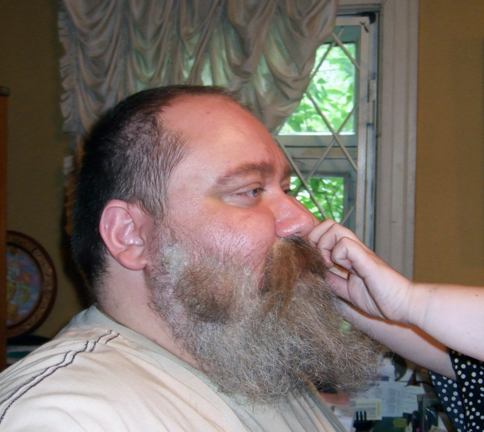 Я в гриме Карла Маркса - 1.