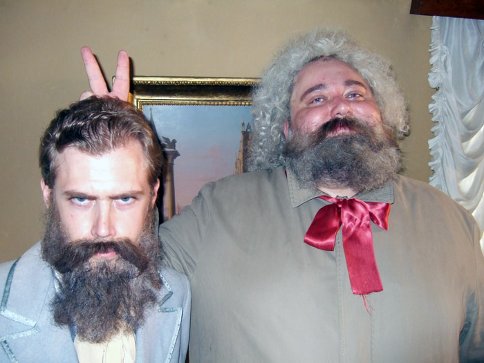 Я в гриме Карла Маркса - 3.