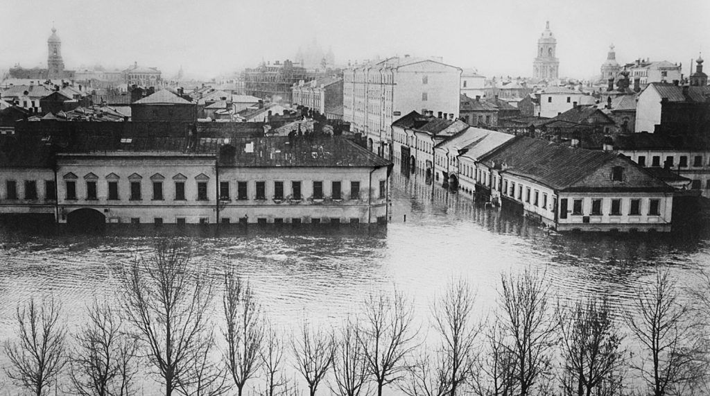 Московское наводнение 1908 года.