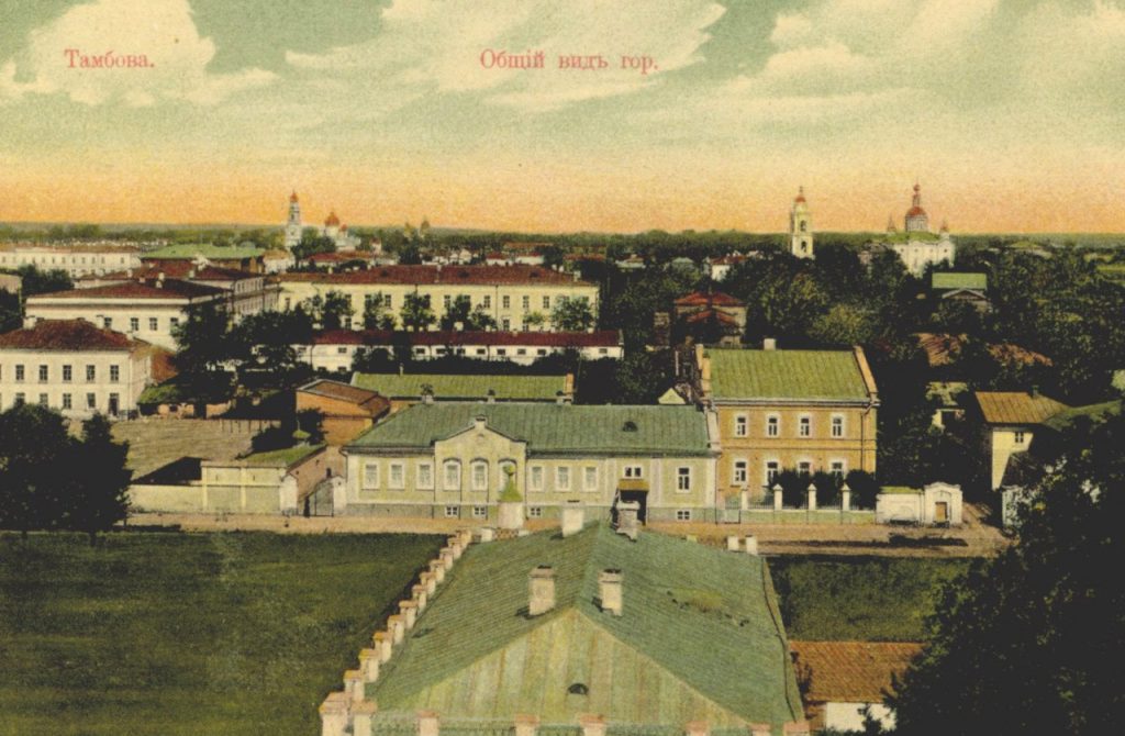 Тамбовский лес и город.