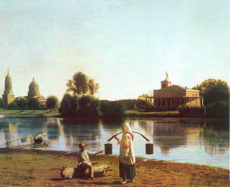 Григорий Сорока, "Вид на озеро Молдино".